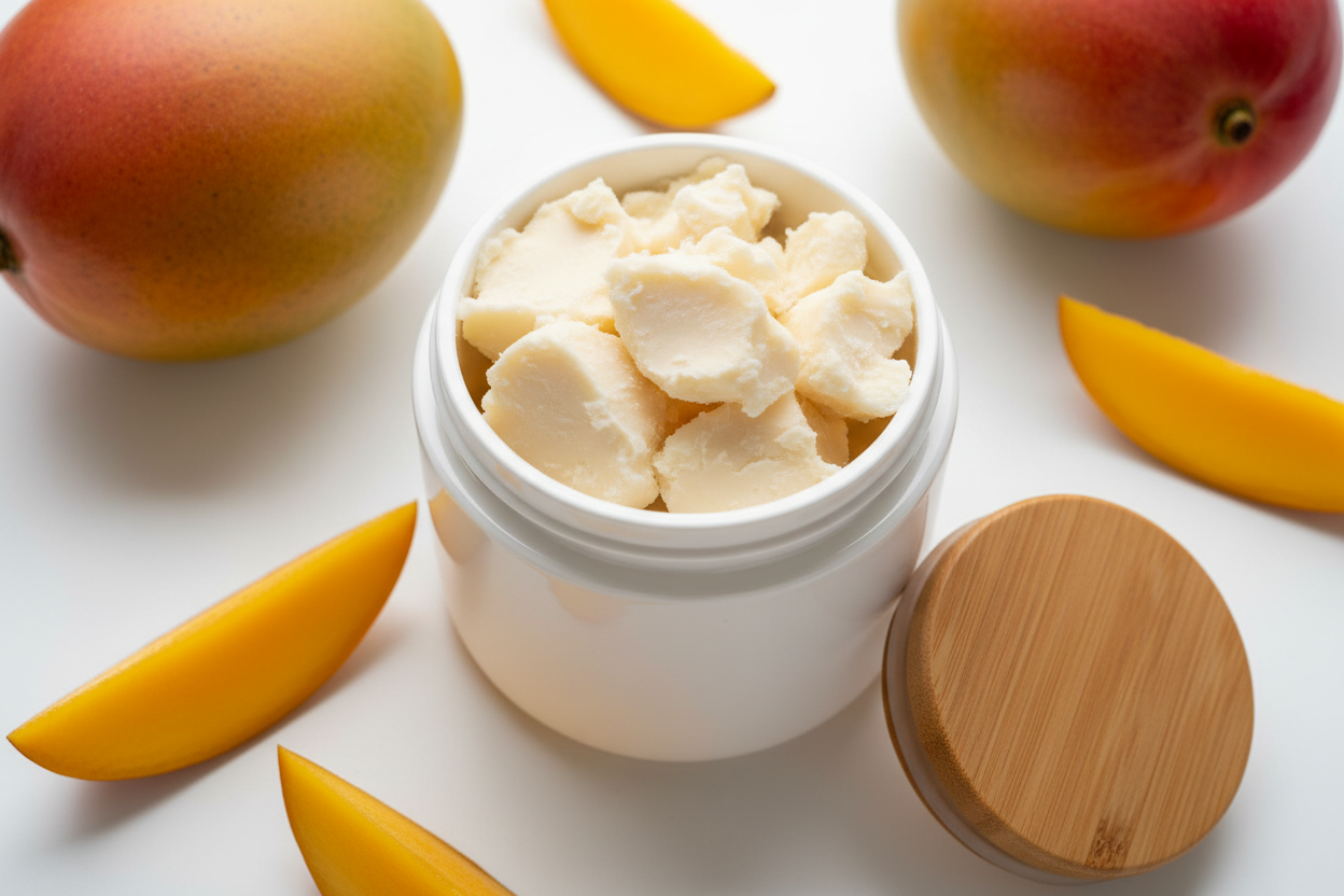 Manteca de Mango Sólida en Tiesto Abierto