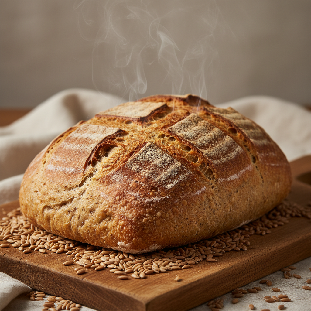 Pan de espelta integral artesanal