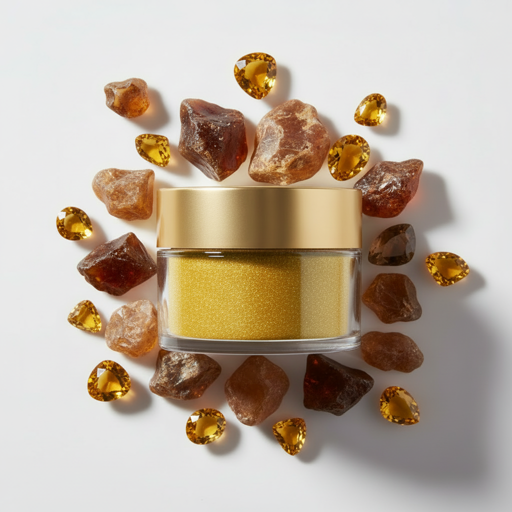 Pigmento Amarillo Imperial Citrine - Flat Lay