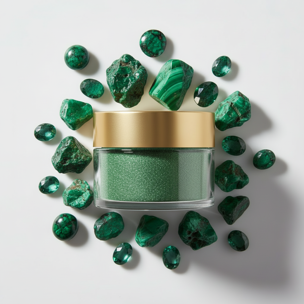 Pigmento Verde Egipcio - Flat Lay