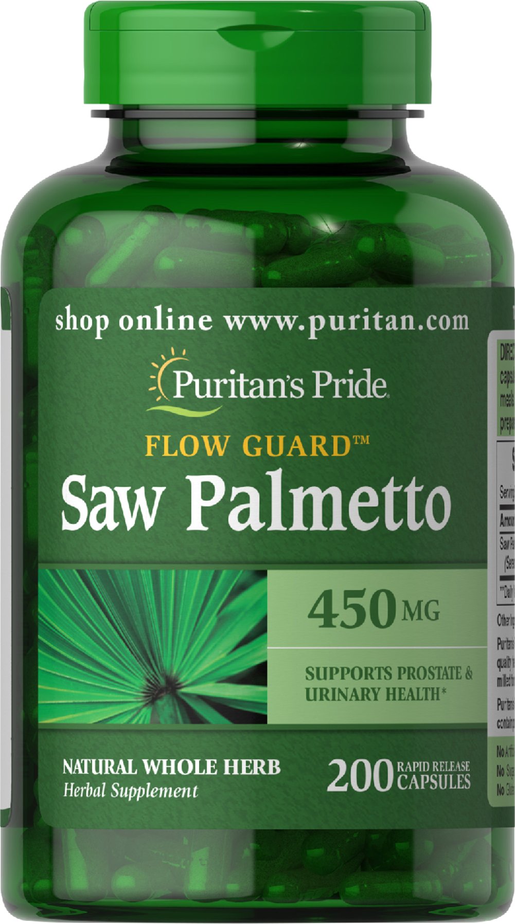 Saw Palmetto 450 mg – Puritan's Pride